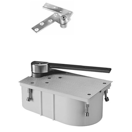 RIXSON Right Hand Hvy Dty 3/4 Offset Selective Hold Open Floor Closer Less Floor Plate with 95 Degree Swing 2795SLFP622RH